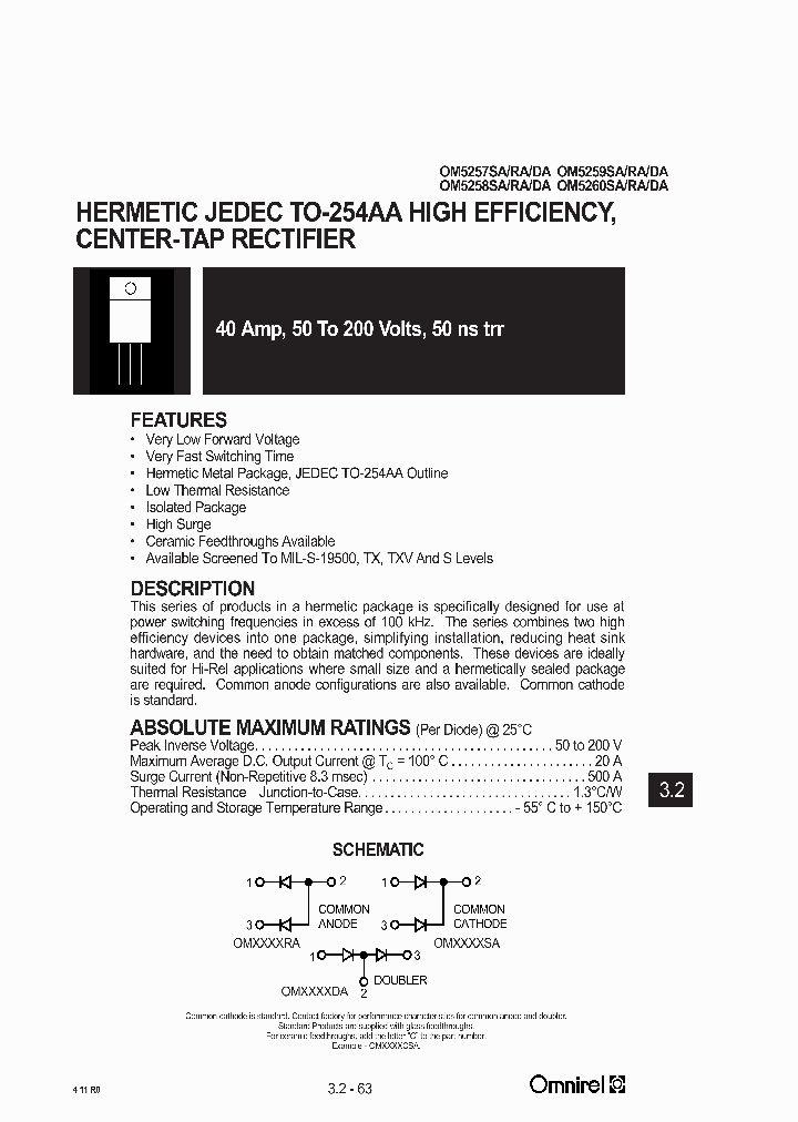 OM5259DA_9098132.PDF Datasheet