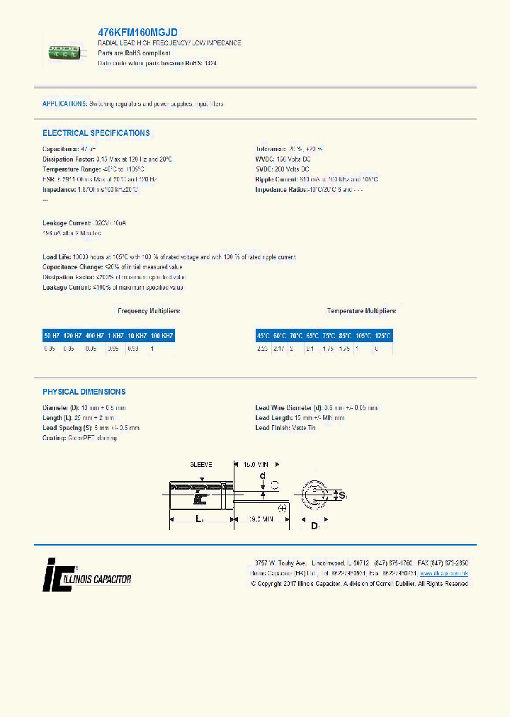 476KFM160MGJD_9098246.PDF Datasheet