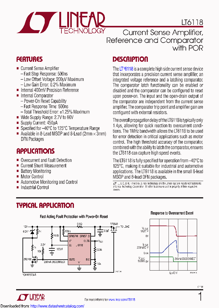 LT6118HMS8TRPBF_9098307.PDF Datasheet
