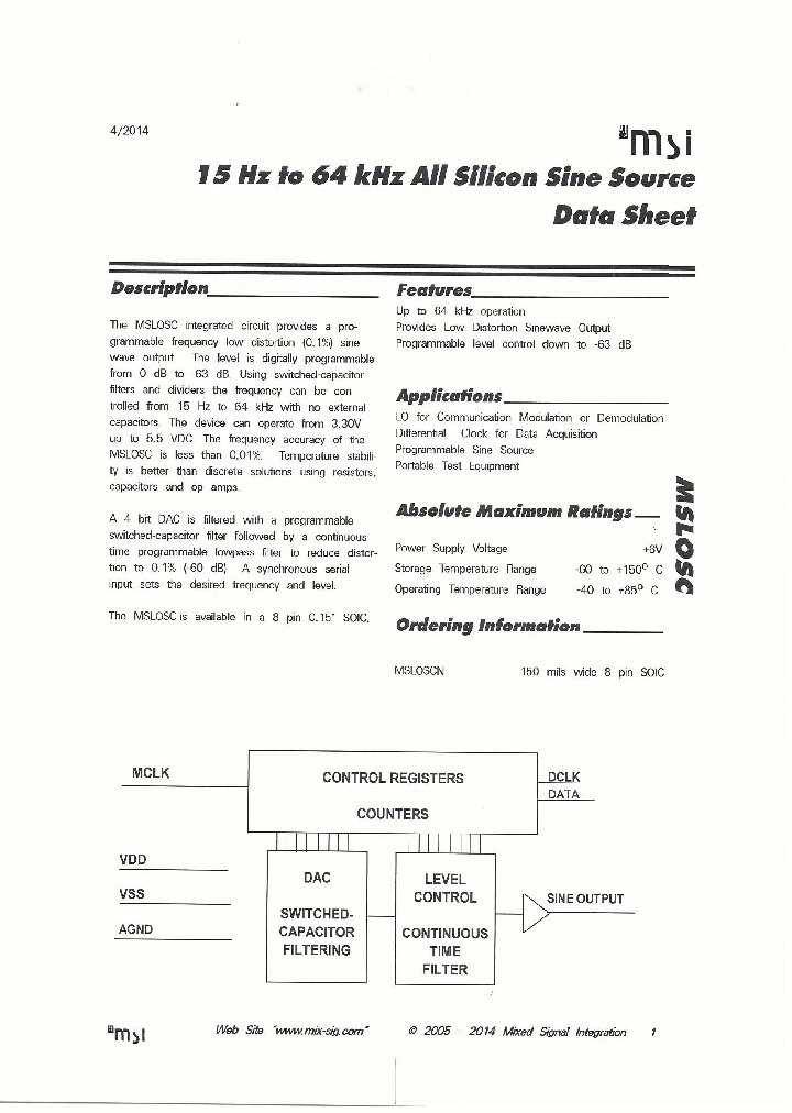 MSLOSCN_9098400.PDF Datasheet
