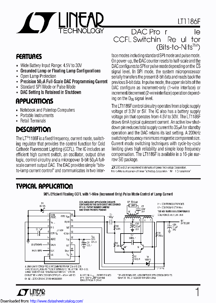 LT1186FISPBF_9098607.PDF Datasheet