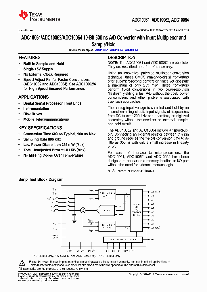 ADC10064CIWMNOPB_9098822.PDF Datasheet