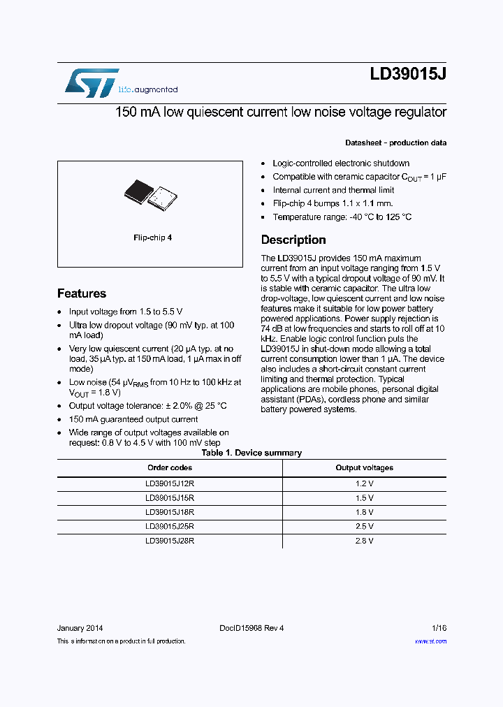 LD39015J15R_9099137.PDF Datasheet