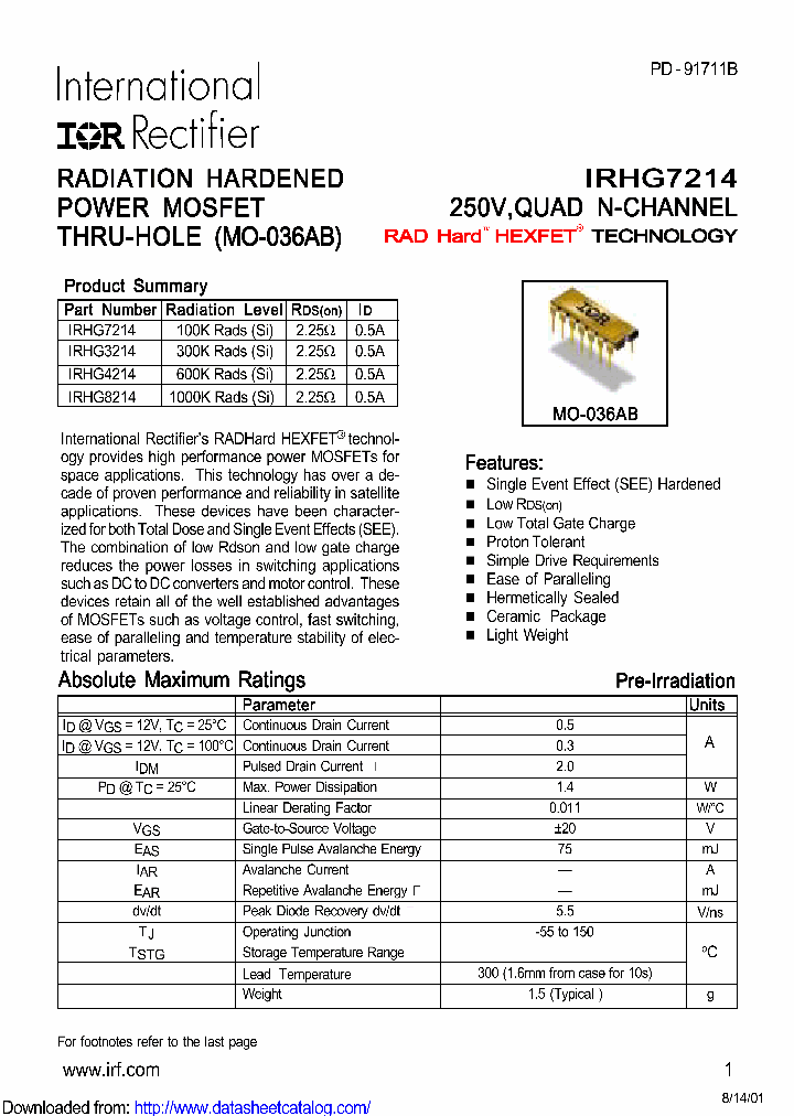 IRHG7214SCS_9100311.PDF Datasheet