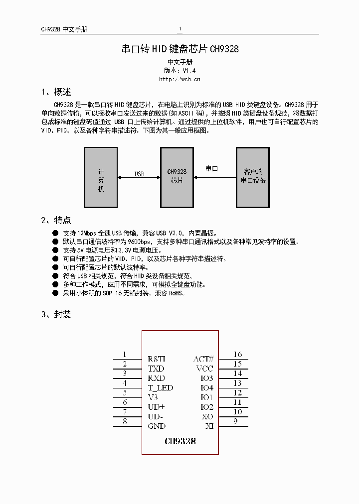 CH9328_9100474.PDF Datasheet