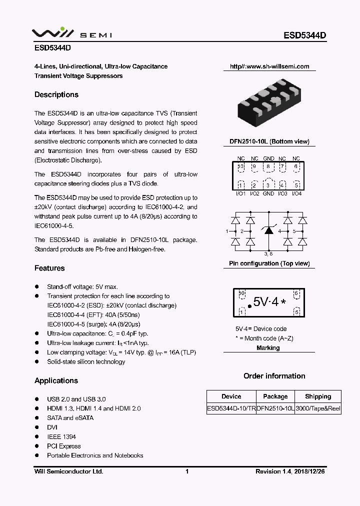 ESD5344D_9100550.PDF Datasheet