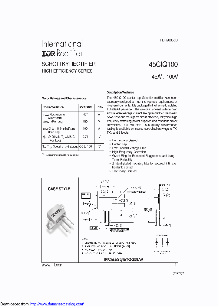 45CIQ100SCS_9101610.PDF Datasheet