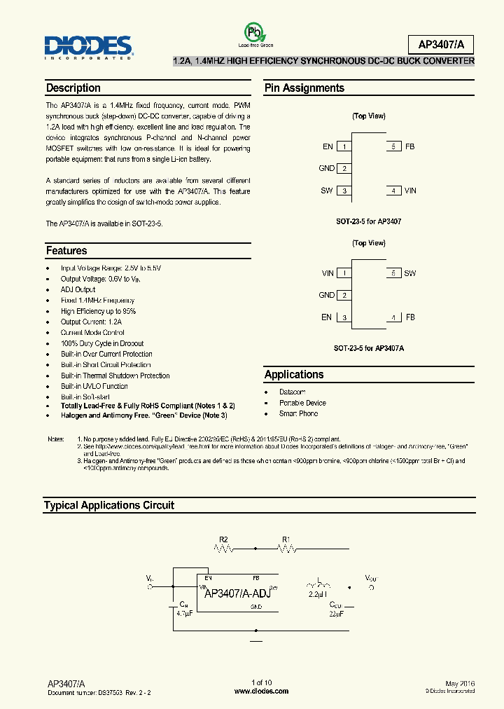 AP3407AKTR-G1_9101647.PDF Datasheet