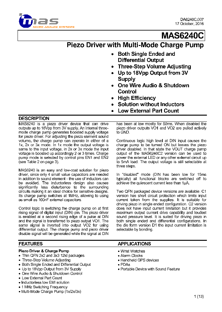 MAS6240C2Q2106_9102269.PDF Datasheet