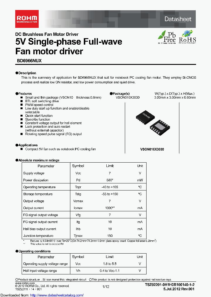 BD6966NUX_9102388.PDF Datasheet