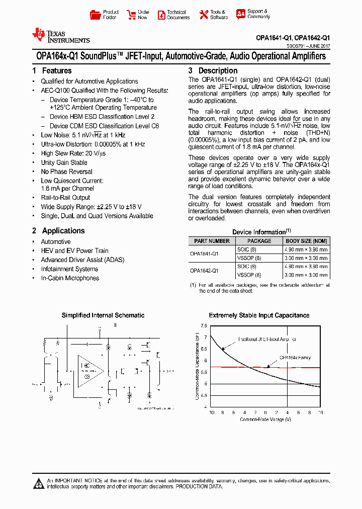 OPA1641-Q1_9102457.PDF Datasheet