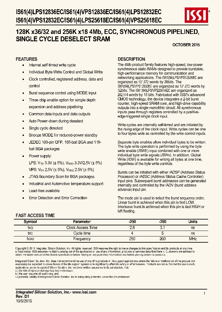 IS64LPS12836EC-200TQA3_9102503.PDF Datasheet