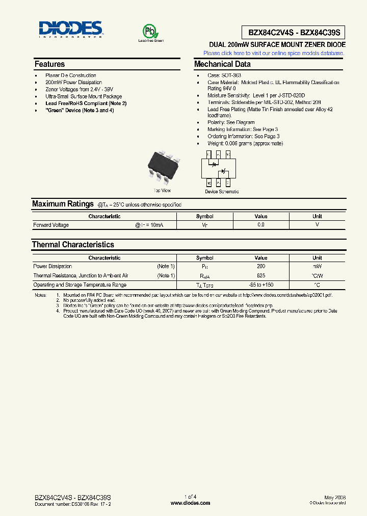 BZX84C39S-7-F_9102790.PDF Datasheet