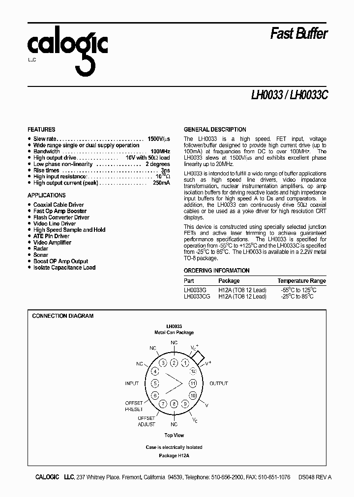 LH0033-15_9103107.PDF Datasheet