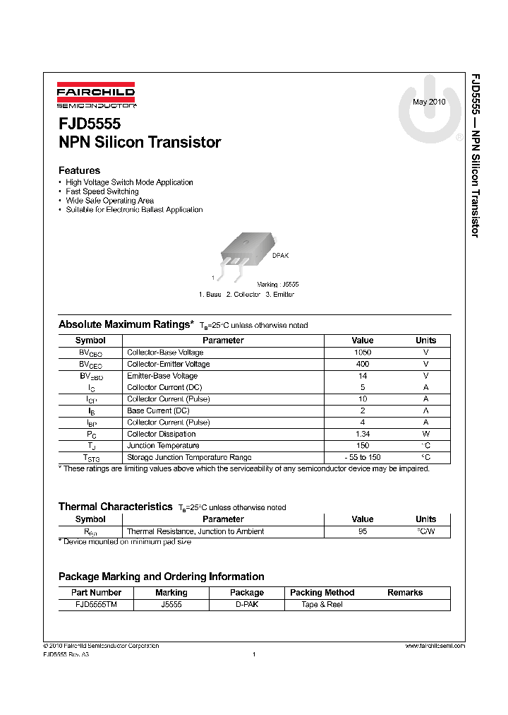 FJD5555_9103300.PDF Datasheet