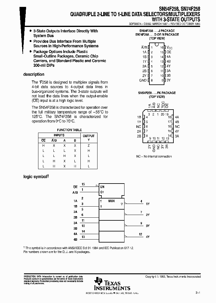 SN74F258DG4_9103575.PDF Datasheet