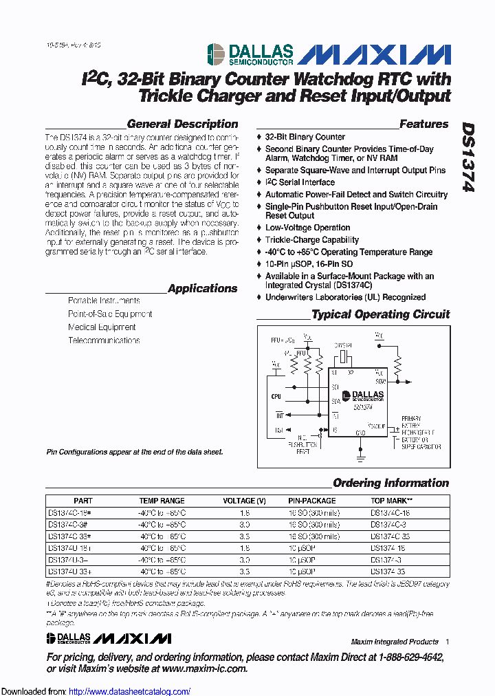 DS1374U_9103815.PDF Datasheet