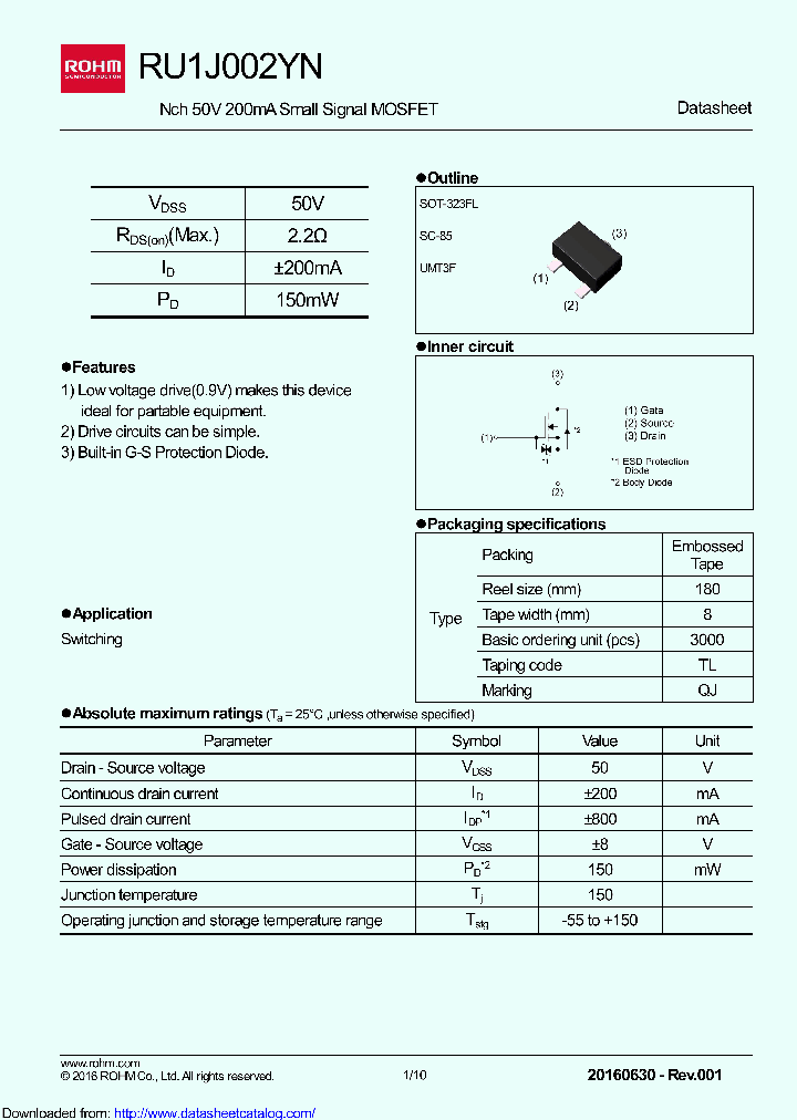 RU1J002YNTCL_9103928.PDF Datasheet