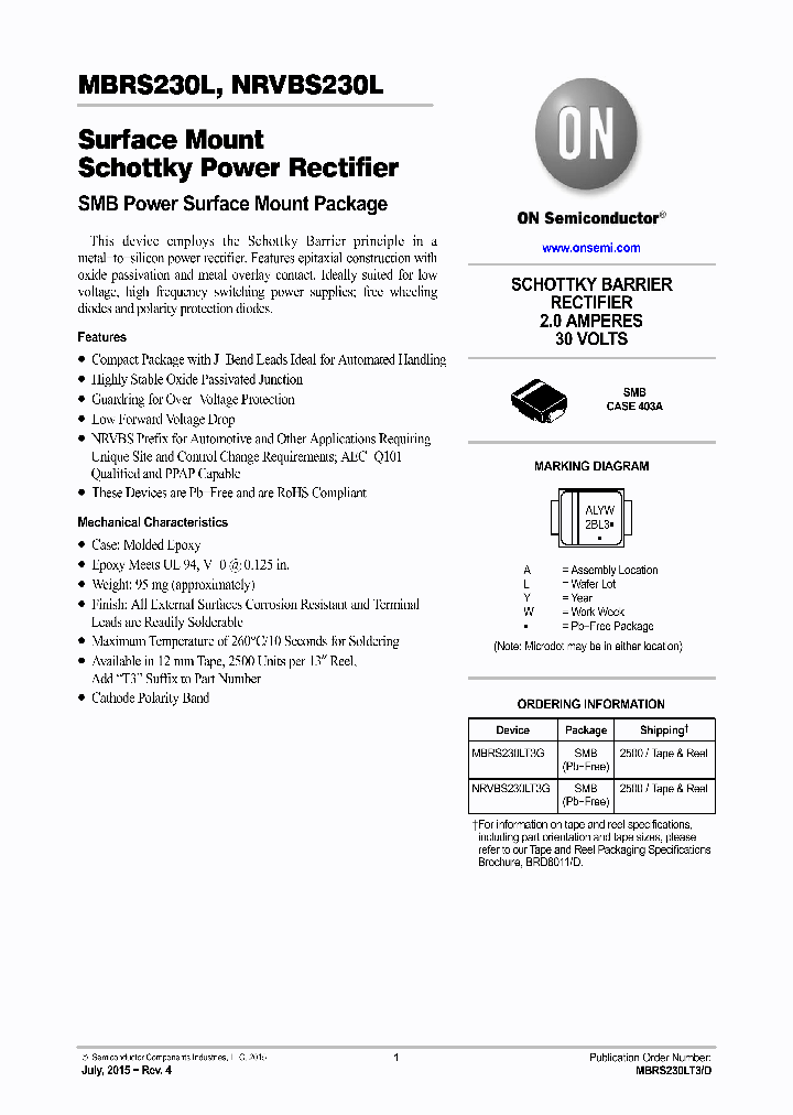 NRVBS230LT3G_9104211.PDF Datasheet