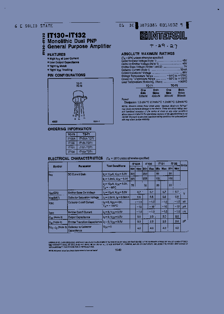 IT130-TO71_9104620.PDF Datasheet