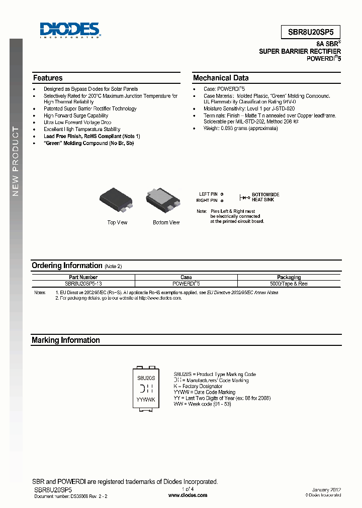 SBR8U20SP5_9105302.PDF Datasheet