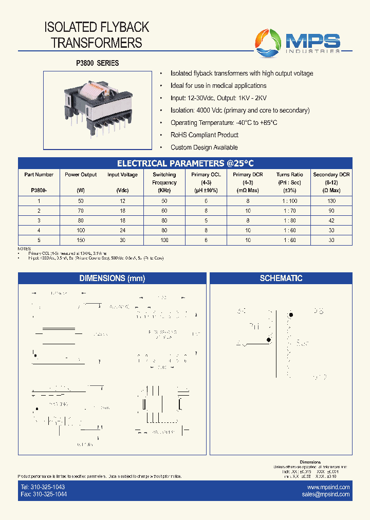 P3800_9105373.PDF Datasheet