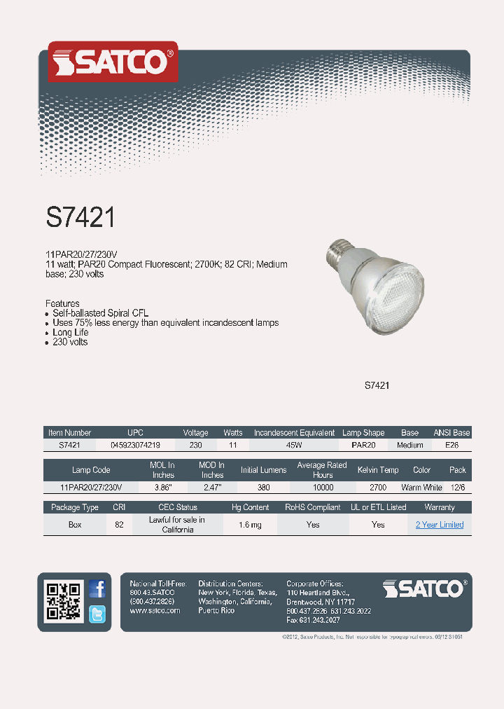 11PAR2027230V_9105411.PDF Datasheet