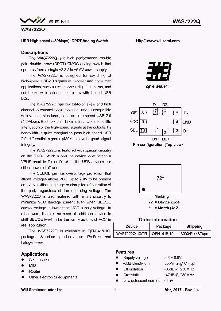 WAS7222Q_9106358.PDF Datasheet