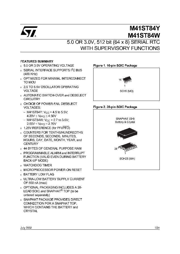 M41ST84Y_9106822.PDF Datasheet