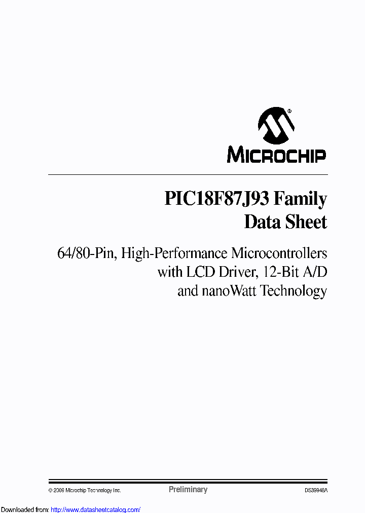 PIC18F66J93_9106836.PDF Datasheet