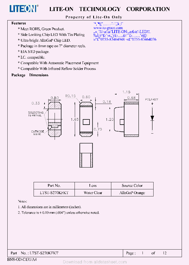 S270KFKT_9106961.PDF Datasheet