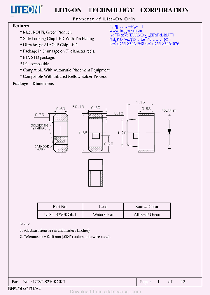 S270KGKT_9106962.PDF Datasheet