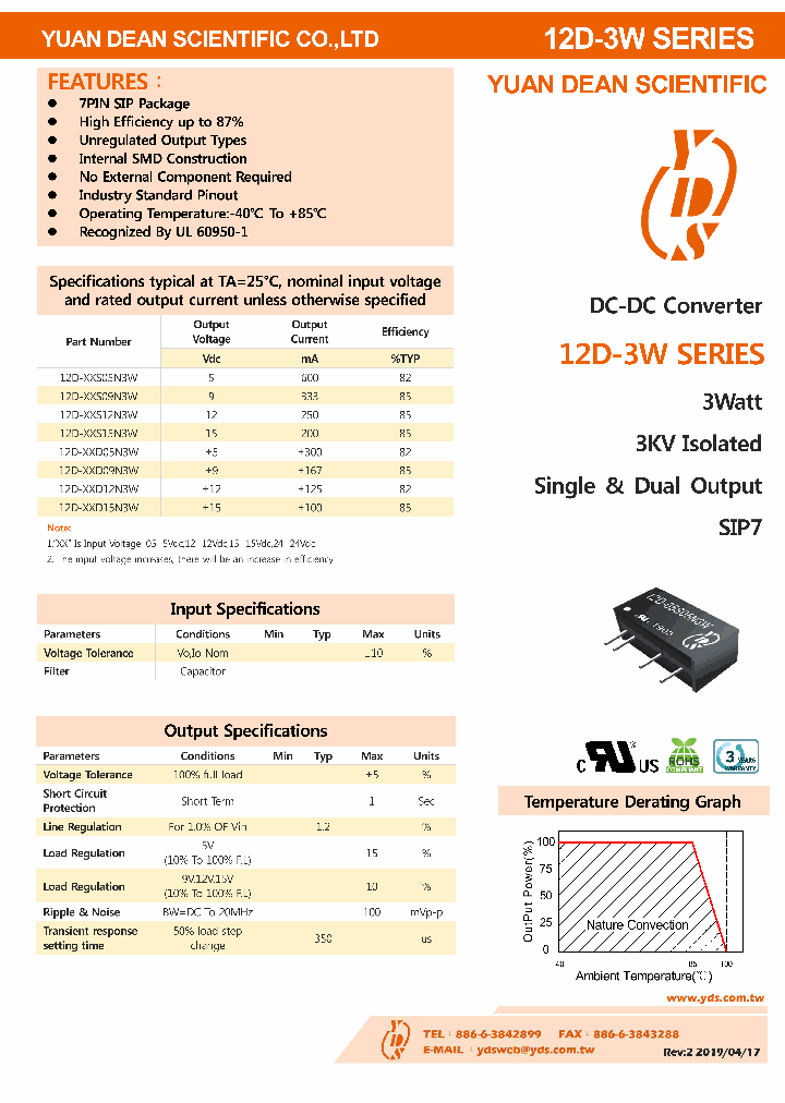 12D-05D05N3W_9107940.PDF Datasheet