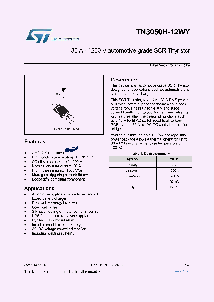 TN3050H-12WY_9108643.PDF Datasheet
