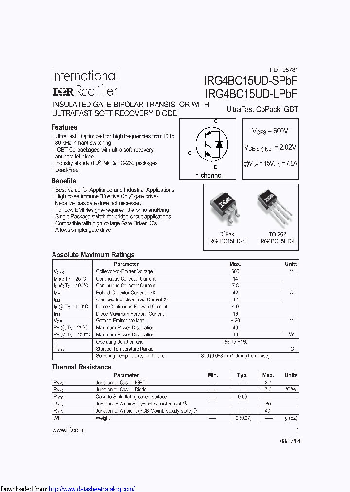IRG4BC15UD-LPBF_9109265.PDF Datasheet