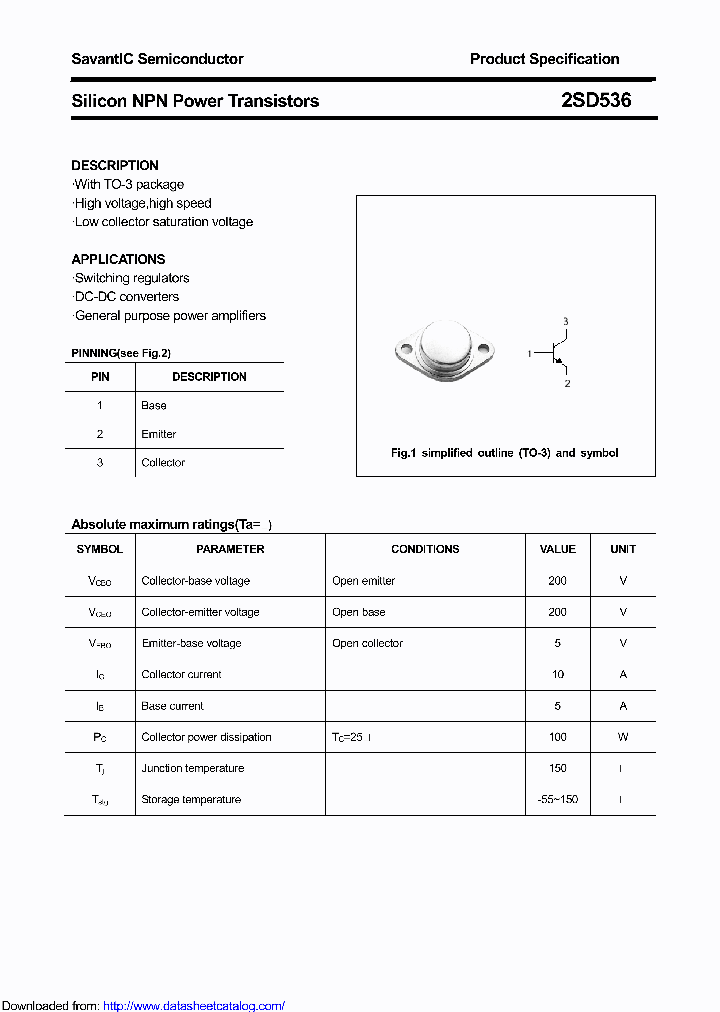 2SD536_9109268.PDF Datasheet