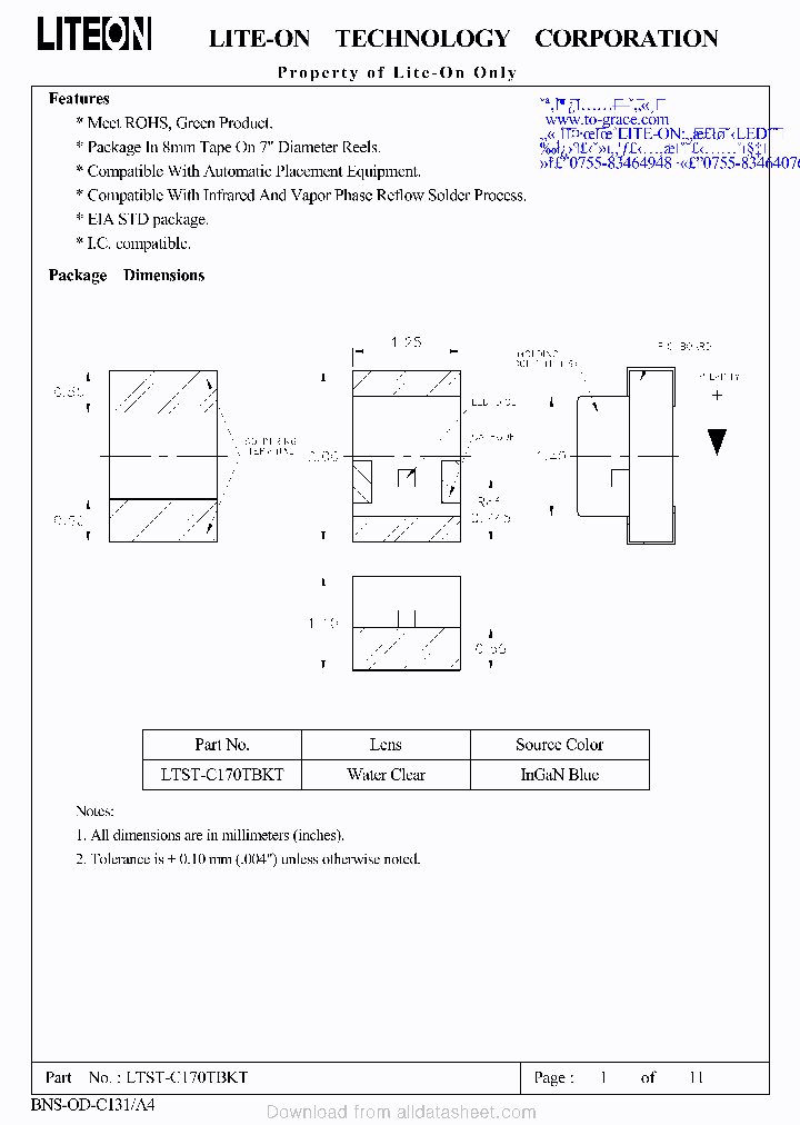 C170TBKT_9109341.PDF Datasheet
