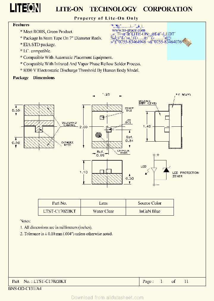 C170ZBKT_9109343.PDF Datasheet