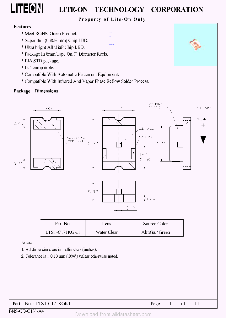 C171KGKT_9109345.PDF Datasheet