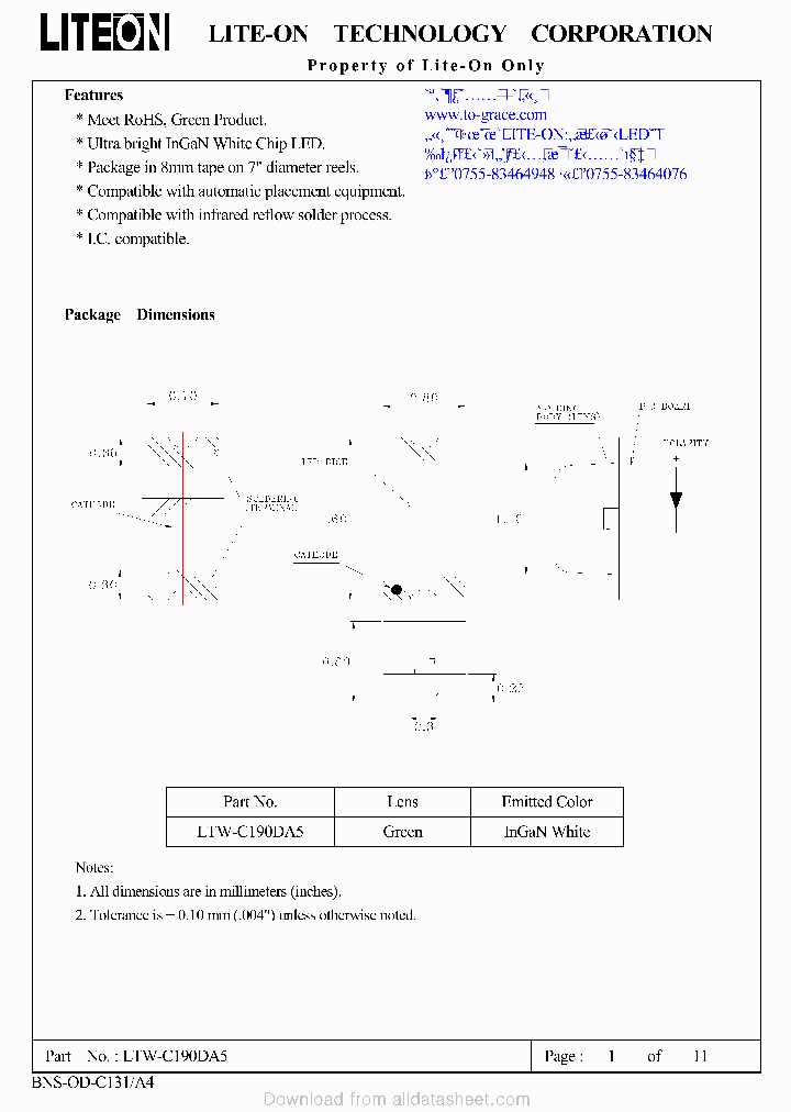 C190DA5_9109696.PDF Datasheet