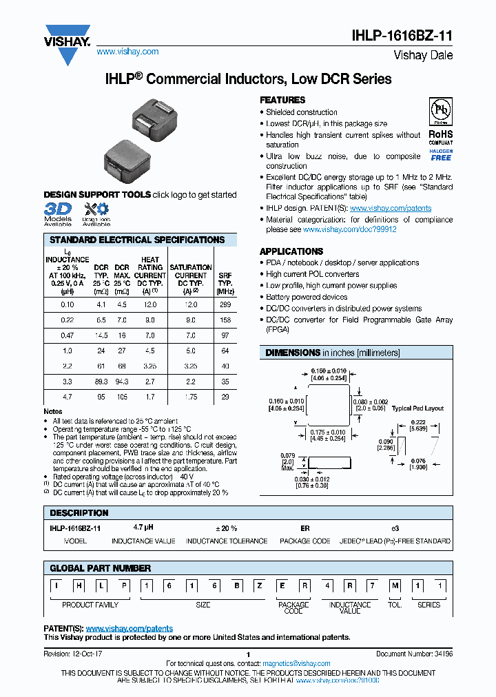 IHLP-1616BZ-11-17_9111391.PDF Datasheet