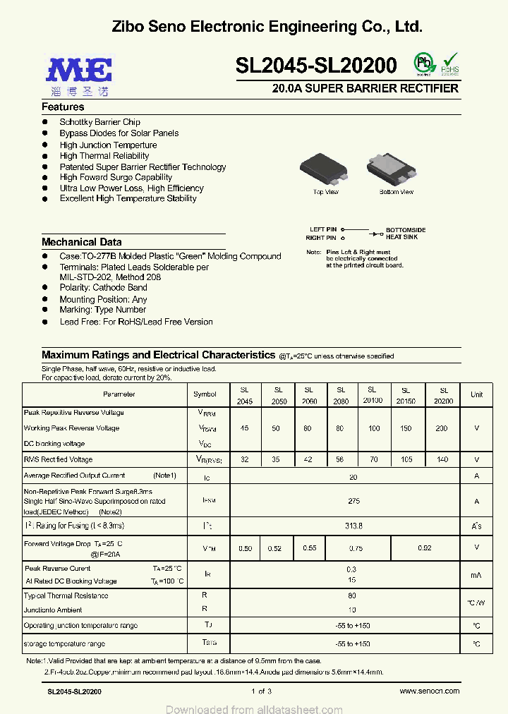 SL2045_9111889.PDF Datasheet