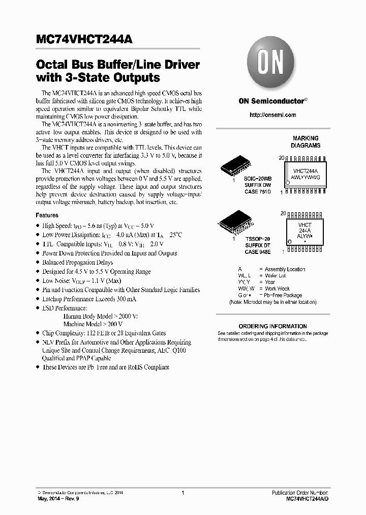 NLV74VHCT244ADTRG_9111882.PDF Datasheet