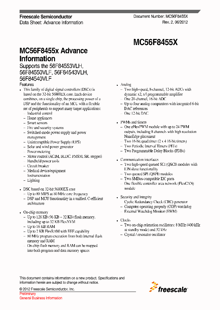 56F84540VLF_9112386.PDF Datasheet