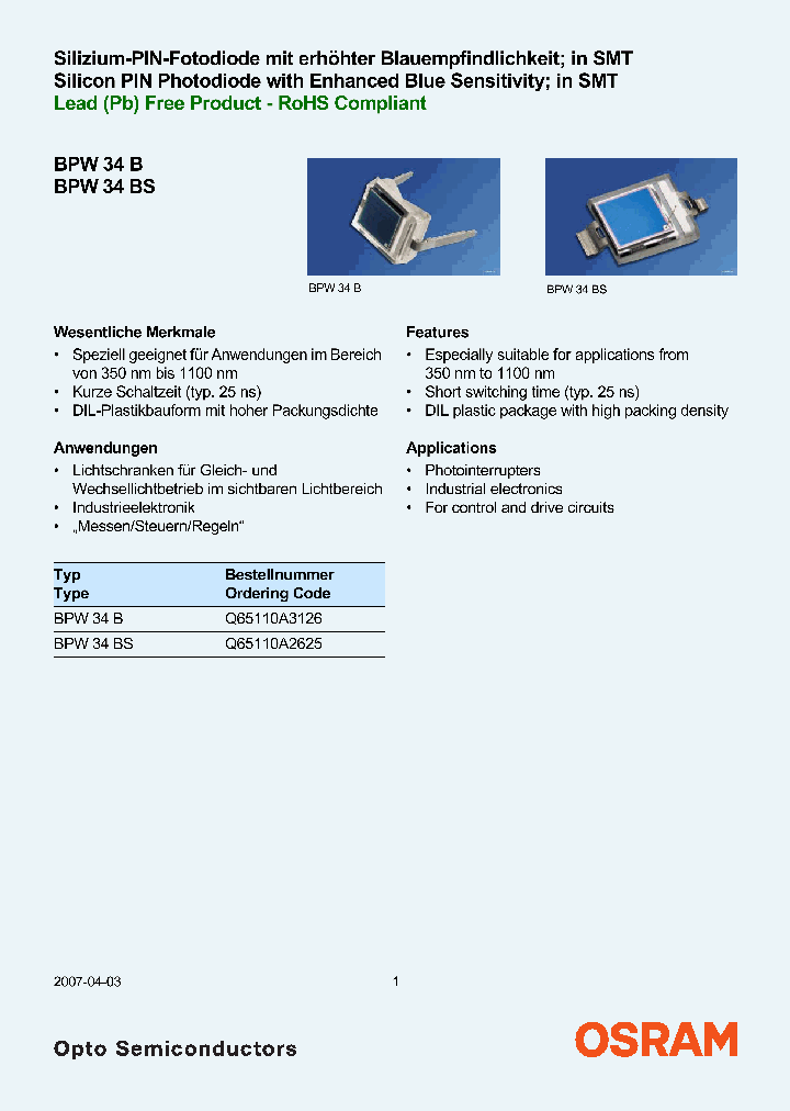 BPW-34-BS_9113727.PDF Datasheet