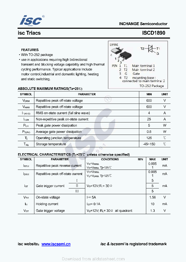 ISCD1890_9113999.PDF Datasheet