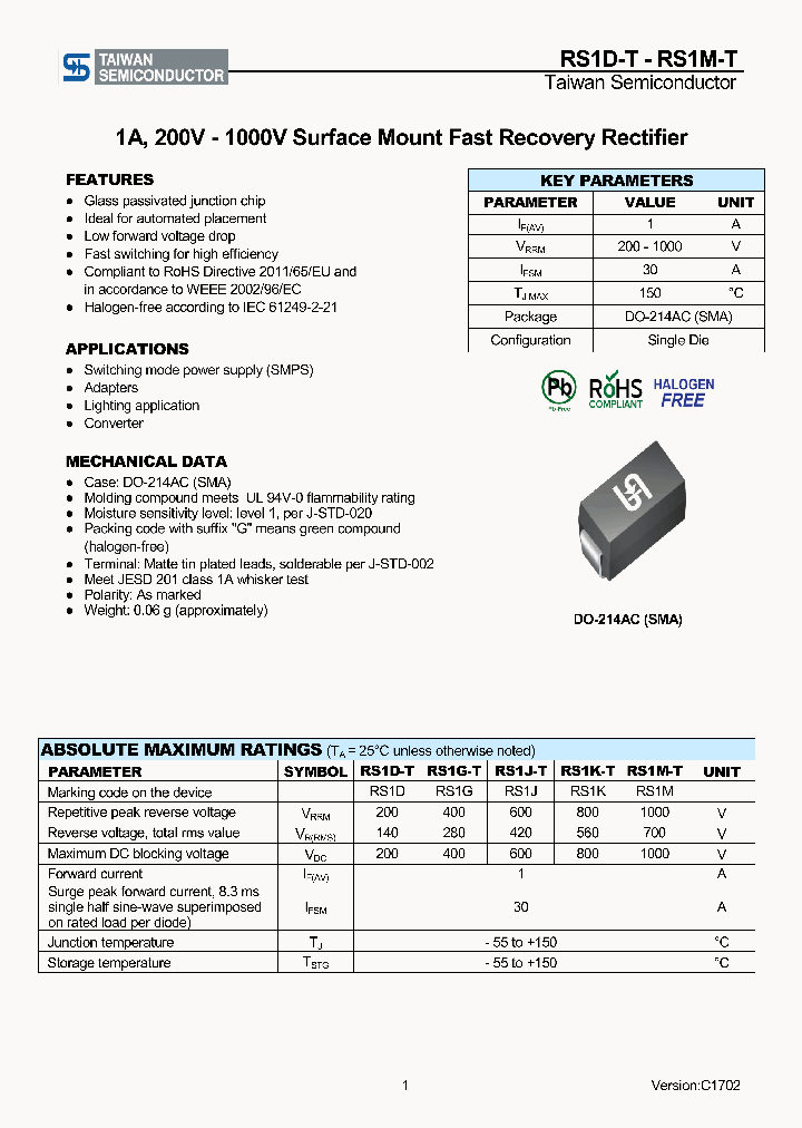 RS1M-T_9114993.PDF Datasheet