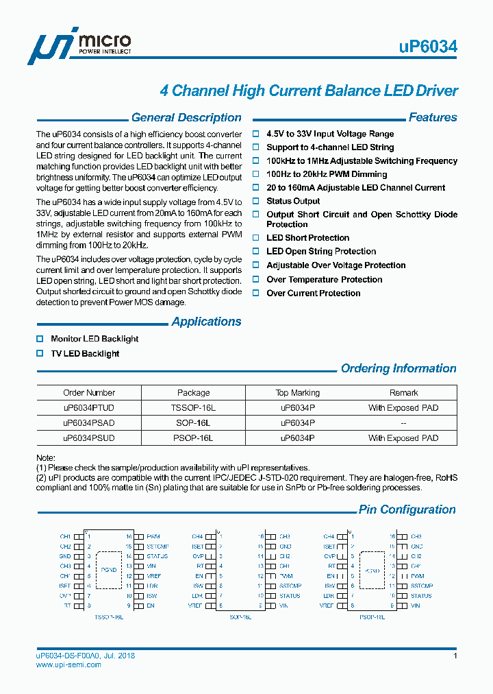 UP6034PSUD_9115799.PDF Datasheet