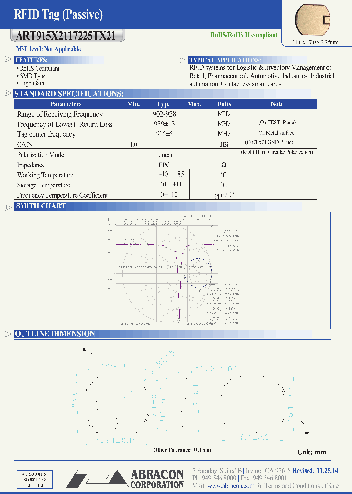 ART915X2117225TX21_9116146.PDF Datasheet