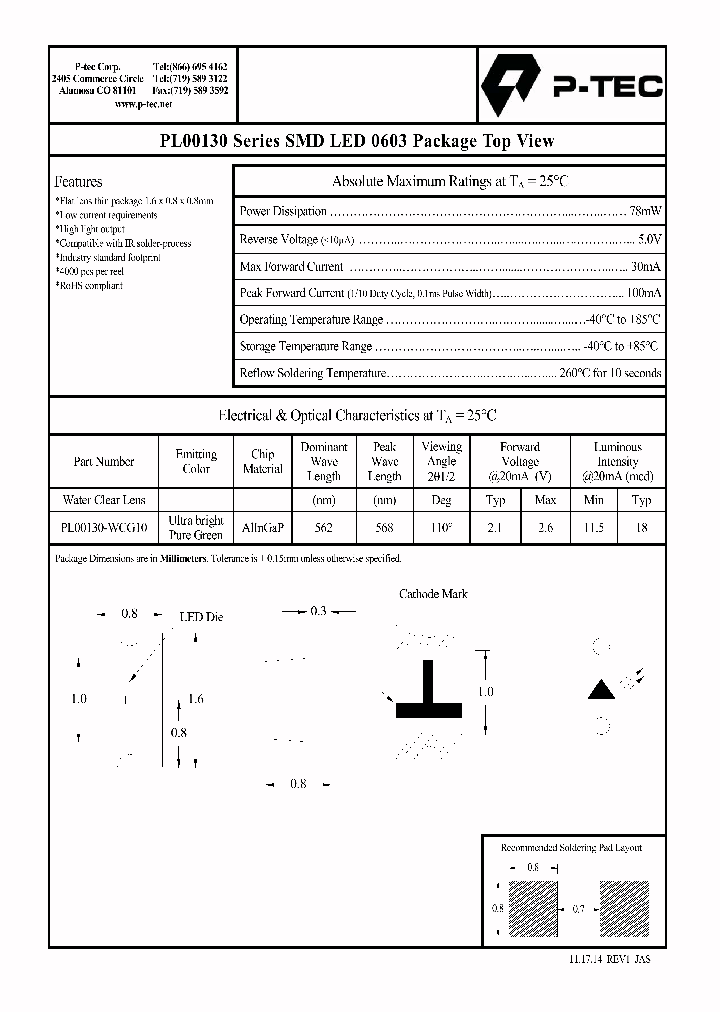 PL00130-WCG10-14_9116827.PDF Datasheet